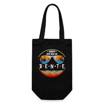 Pension 2024 - - Gift Bag for Bottles - black - Front