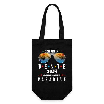 Pension 2024 - never more work - Gift Bag for Bottles - black - Front