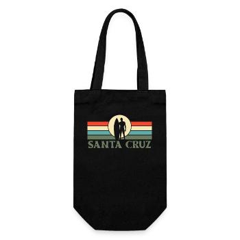 Santa Cruz CA Kalifornien - Geschenkbeutel für Flaschen - Schwarz - Vorne