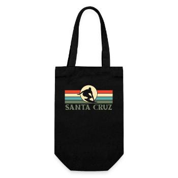 Santa Cruz CA Kalifornien - Geschenkbeutel für Flaschen - Schwarz - Vorne