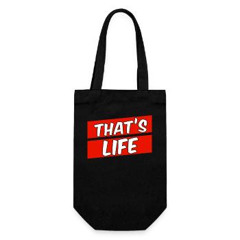 C’est la vie - Sac à bouteille - noir - Devant