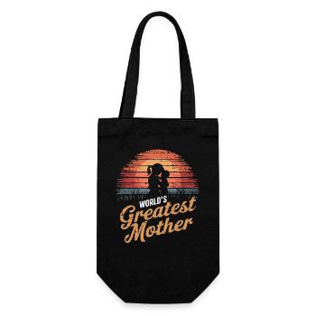 La meilleure mère du monde - Sac à bouteille - noir - Devant