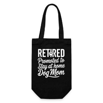 Dog Mom Pension - stay at home dog mom - Gift Bag for Bottles - black - Front