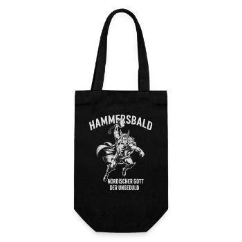 Hammersbald – Dieu nordique de l’impatience - Sac à bouteille - noir - Devant
