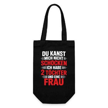 You Can't Shock Me - Nerves of Steel - Gift Bag for Bottles - black - Front