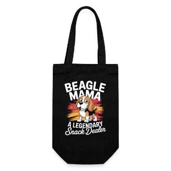 Beagle Mama, marchand de collations légendaire - Sac à bouteille - noir - Devant