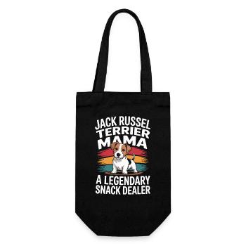 Jack Russel Mama, Legendary Snack Dealer - Gift Bag for Bottles - black - Front