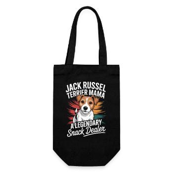 Jack Russel Mama, Legendary Snack Dealer - Gift Bag for Bottles - black - Front