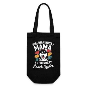Siberian Husky Mama, marchand de collations légendaire - Sac à bouteille - noir - Devant