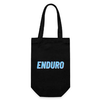 Enduro Motorcycle Biker Motorcyclist Offroad Cross - Gift Bag for Bottles - black - Front