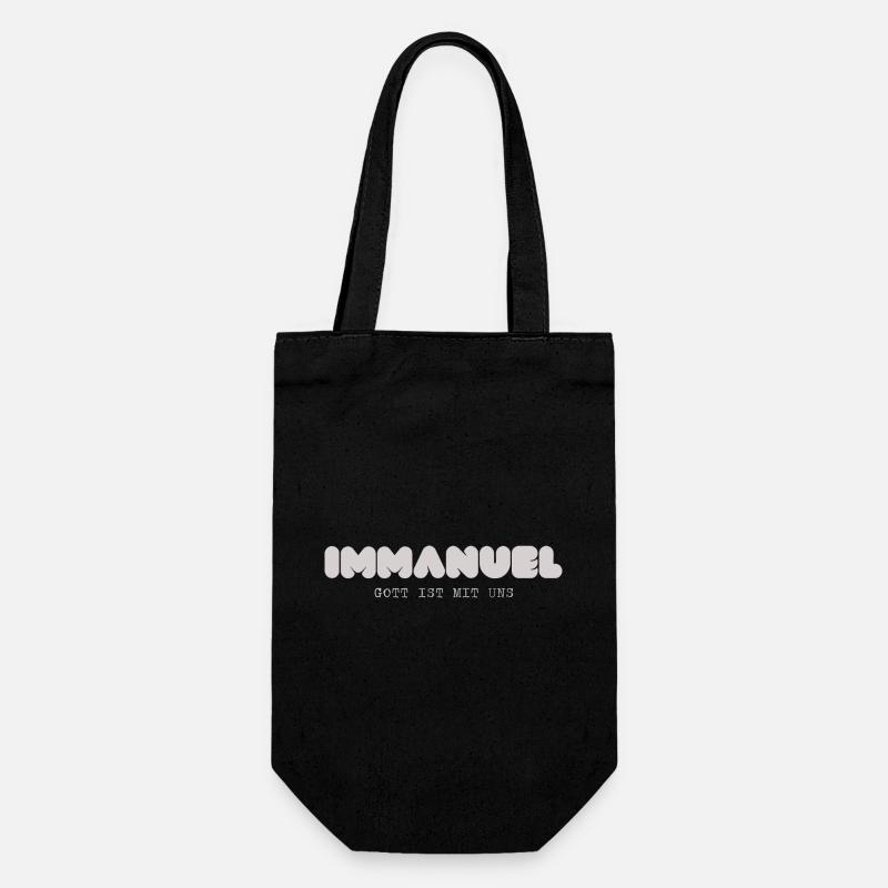IMMANUEL - Geschenkbeutel für Flaschen - Schwarz
