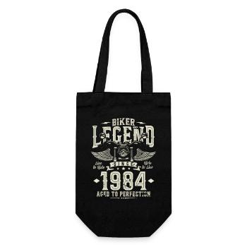 Légende du motard depuis 1984 - Sac à bouteille - noir - Devant