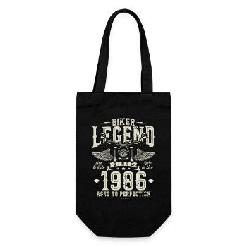 Légende du motard depuis 1986 - Sac à bouteille - noir - Devant