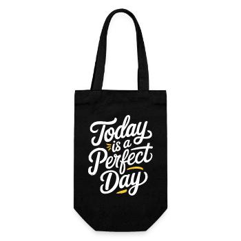 Today is a Perfect Day - Sac à bouteille - noir - Devant