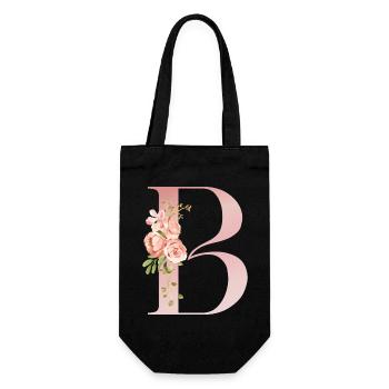 B Florale Pastel - Sac à bouteille - noir - Devant