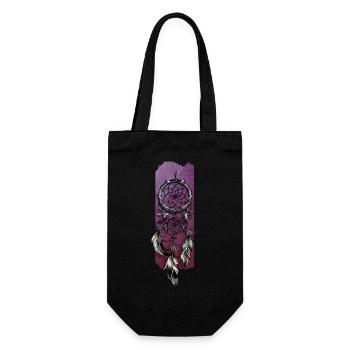 Whispers of Dreams: The Dreamcatcher - Gift Bag for Bottles - black - Front