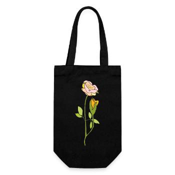 Rose - Sac à bouteille - noir - Devant