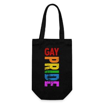 GAY Pride | LGBT | L’amour au lieu de la haine - Sac à bouteille - noir - Devant
