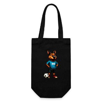 Chiens de football - Sac à bouteille - noir - Devant