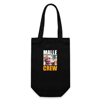 Malle Crew Monkey Party King Mallorca - Gift Bag for Bottles - black - Front