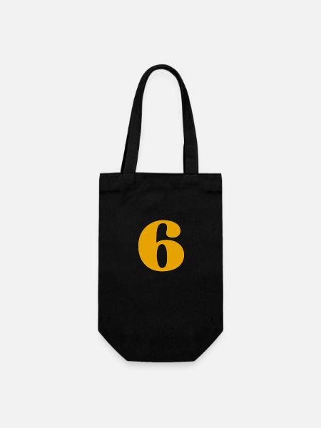 6 - Gift Bag for Bottles - black