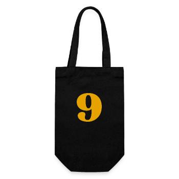9 - Gift Bag for Bottles - black - Front