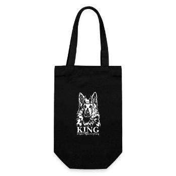 Berger suisse blanc Roi Chien Dicton - Sac à bouteille - noir - Devant