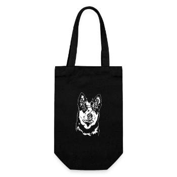 Australian Cattle Dog Crown Dogs Dog Wilsigns - Gift Bag for Bottles - black - Front