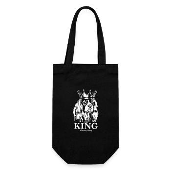 Cavalier King Charles Épagneul King Dogs Wilsigns - Sac à bouteille - noir - Devant