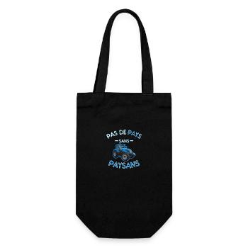 No country without blue peasants - Gift Bag for Bottles - black - Front