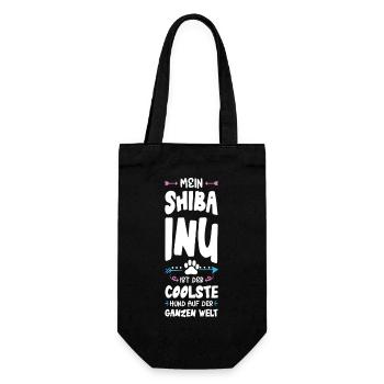 Dicton de chien Shiba Inu - Sac à bouteille - noir - Devant
