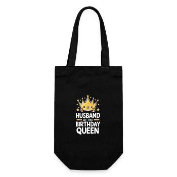 Husband, Spouse, Family, Wedding - Gift Bag for Bottles - black - Front