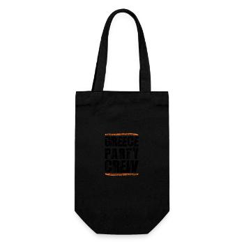 Greece Party Crew - Gift Bag for Bottles - black - Front