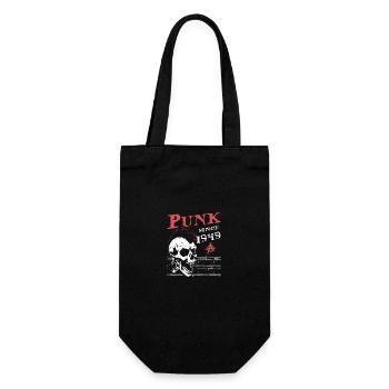 Punks Not Dead, Punk Since 1949, 75 Years Old and - Gift Bag for Bottles - black - Front