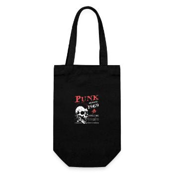 Punks Not Dead, Punk Since 1969, 55 Years Old and - Gift Bag for Bottles - black - Front