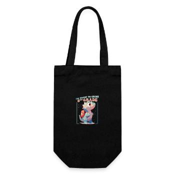Mignon Dinosaure Enfants Garçons Filles - Je suis prêt à - Sac à bouteille - noir - Devant