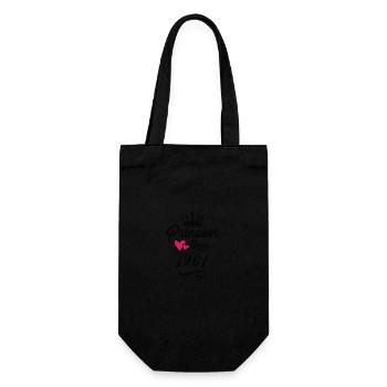 1961 Princess Birthday - Gift Bag for Bottles - black - Front
