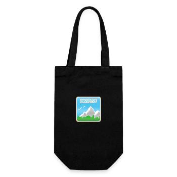 Bergsteigen Zugspitze - Geschenkbeutel für Flaschen - Schwarz - Vorne
