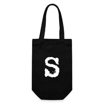 S - Gift Bag for Bottles - black - Front