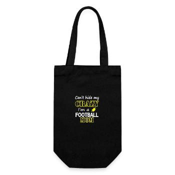 Crazy Football Mom - Gift Bag for Bottles - black - Front