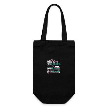 Baker I Love Baking - Gift Bag for Bottles - black - Front