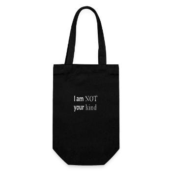 I am not your kind - Gift Bag for Bottles - black - Front