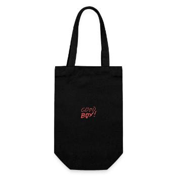 Good Boy for a Good Boy - Geschenkbeutel für Flaschen - Schwarz - Vorne