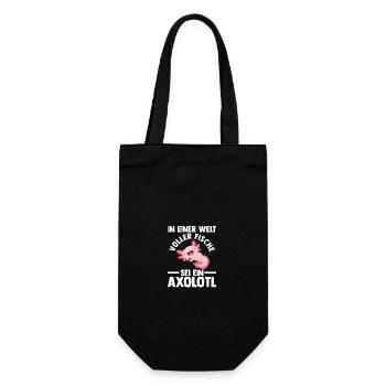 Axolotl - Sac à bouteille - noir - Devant