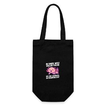 Axolotl - Sac à bouteille - noir - Devant