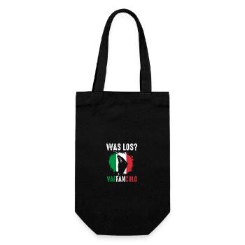 Italien Italiener Vaffanculo - Geschenkbeutel für Flaschen - Schwarz - Vorne