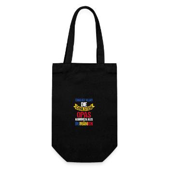 Roumains Grand-père Grand-père Roumanie - Sac à bouteille - noir - Devant