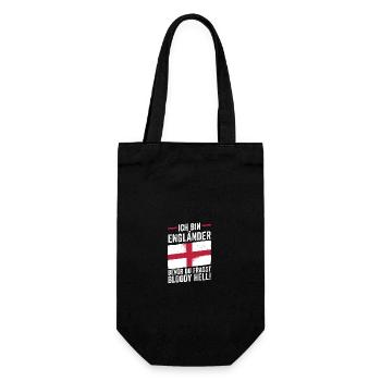Großbritannien Engländer England - Geschenkbeutel für Flaschen - Schwarz - Vorne