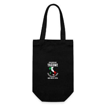 Italians Italy - Gift Bag for Bottles - black - Front