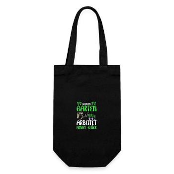 Gardener Hobby Gardener Garden - Gift Bag for Bottles - black - Front